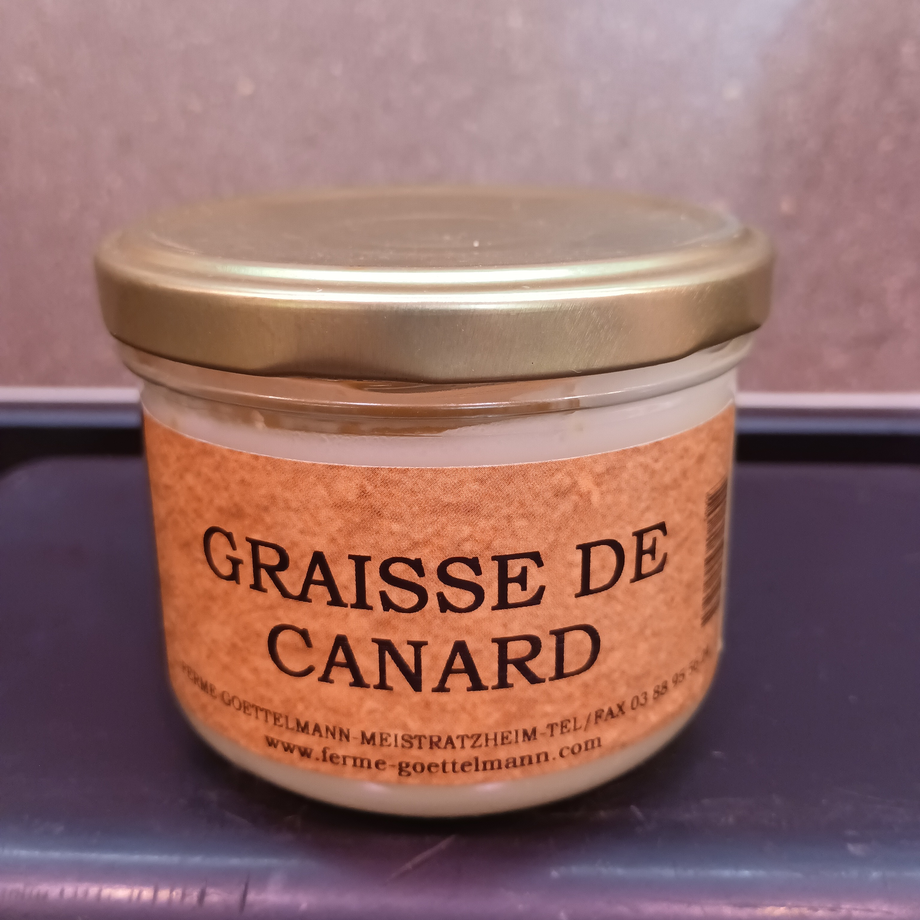 Graisse de canard 180 grs (conserve)