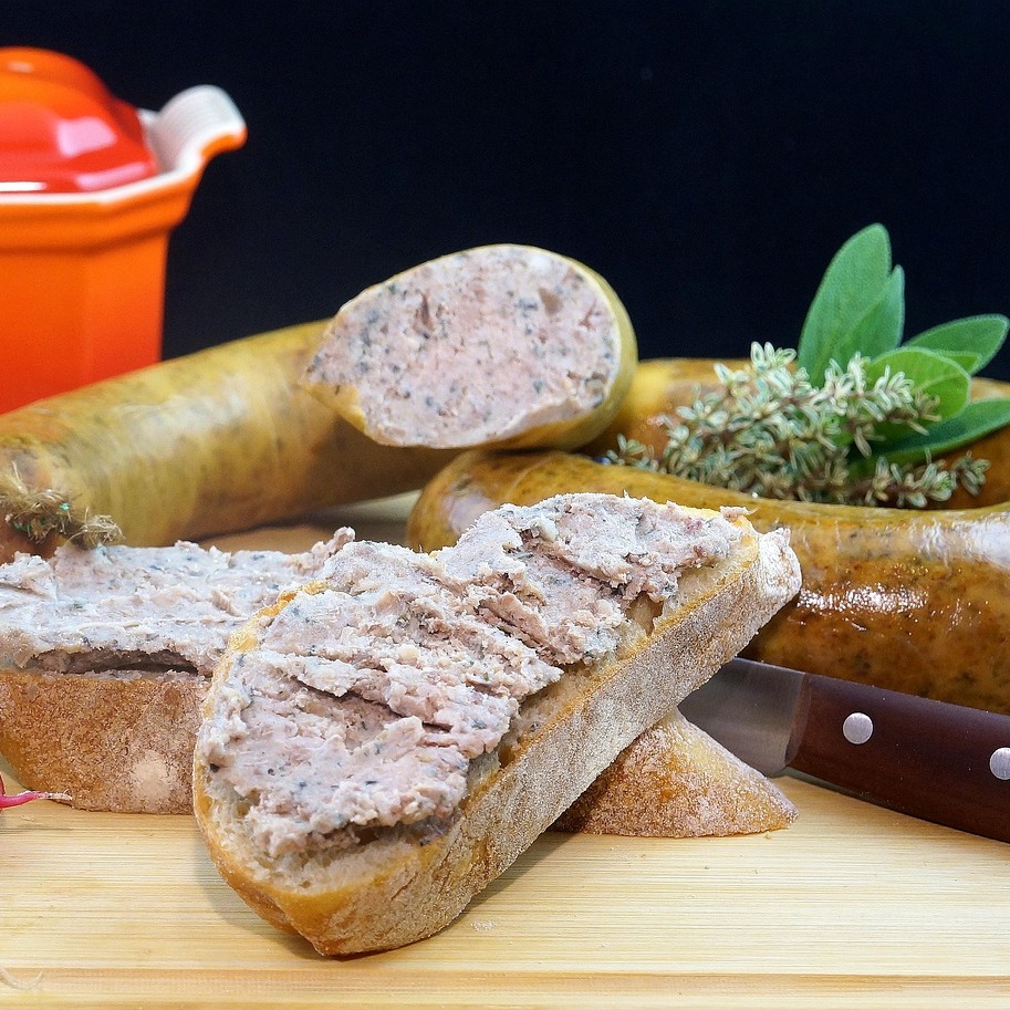 Saucisse de foie fumée