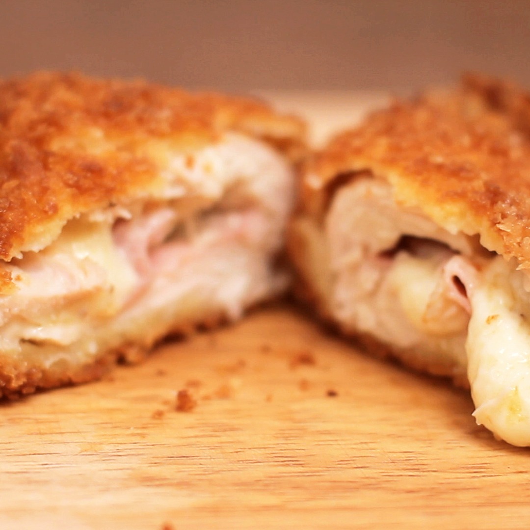 Cordon bleu de poulet (sous-vide)