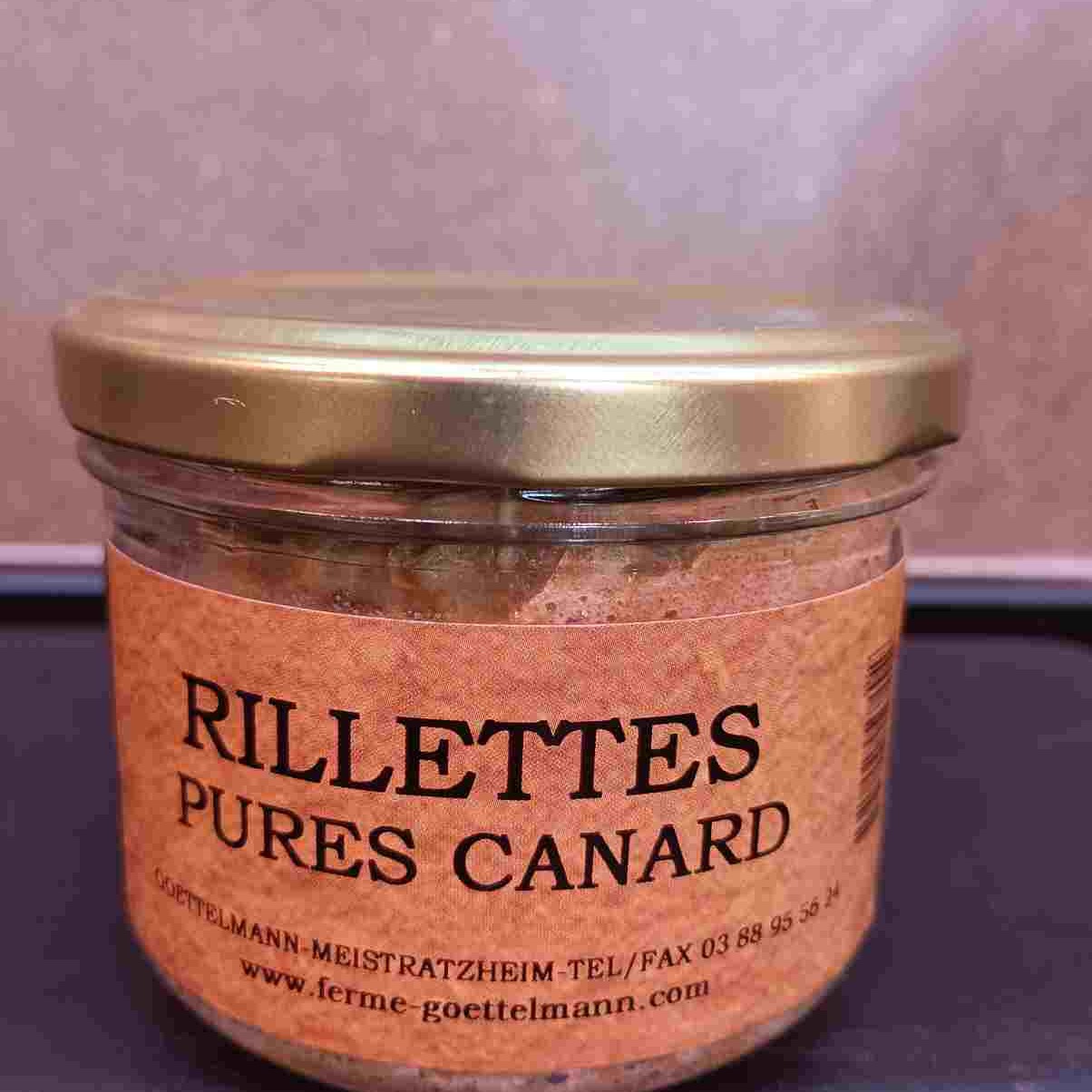 Rillette canard 180 grs (conserve)