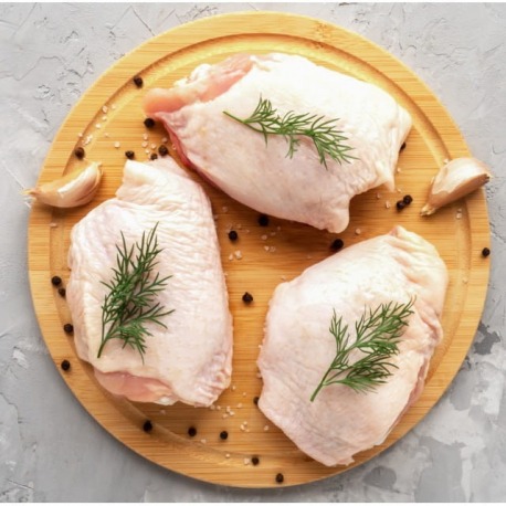 Cuisse de poulet désossée avec  peau (sous-vide)