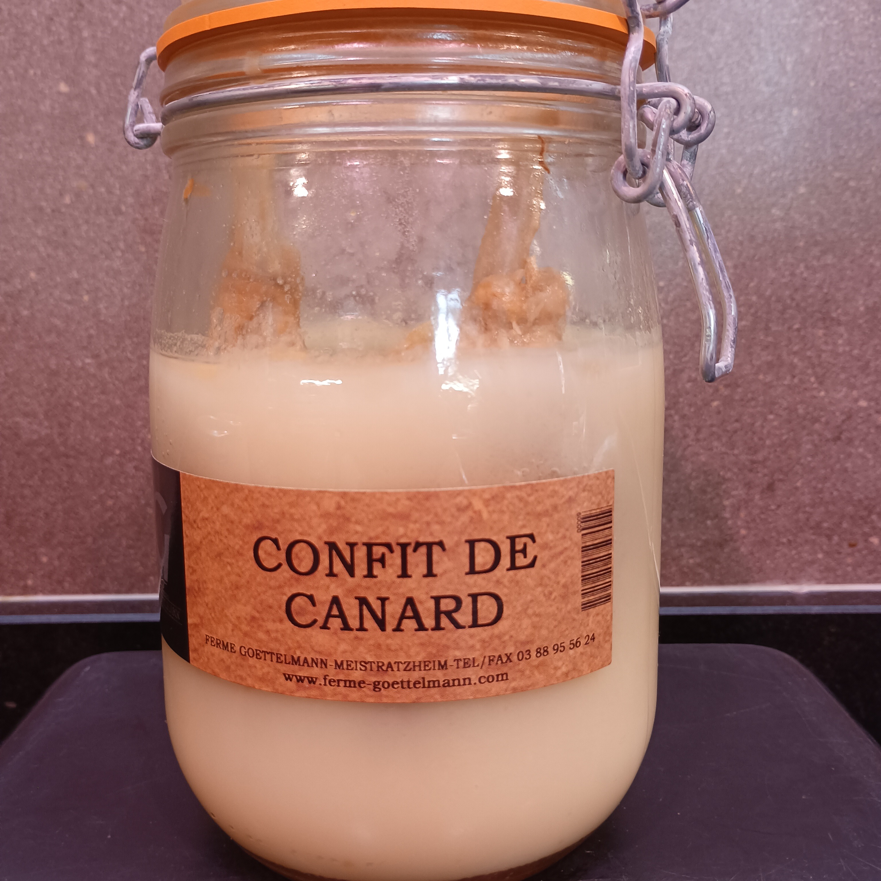 Confit de canard (2 cuisses) (bocaux)