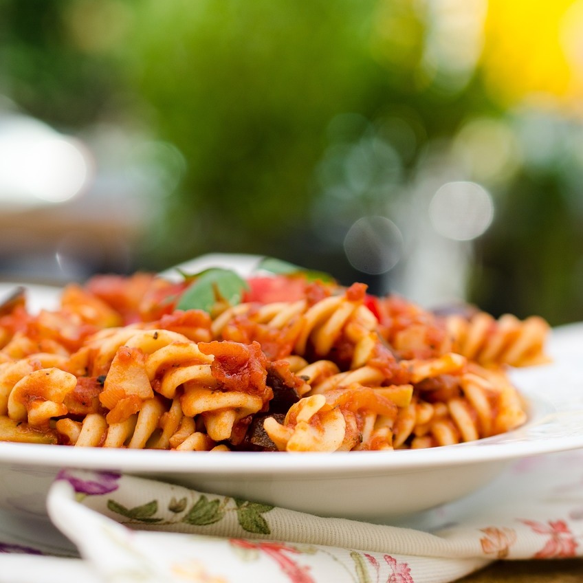 Fusilli sauce tomate au basilic